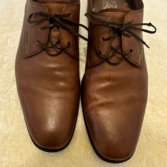 Salvador Ferragamo Mens Brown lace-ups 10.5 (US 11.5) - Picture 3 of 8